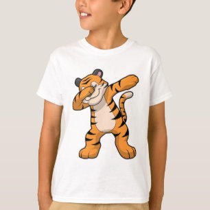 T-shirt Tigre à Hip hop Dance Dab
