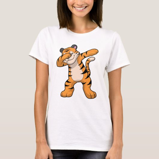 T-shirt Tigre à Hip hop Dance Dab (Devant)