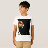 T-shirt Tigre approchant - Oeuvres d'art d'animaux sauvage (Devant entier)