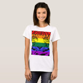 T-shirt Tigre arc-en-ciel (Devant entier)