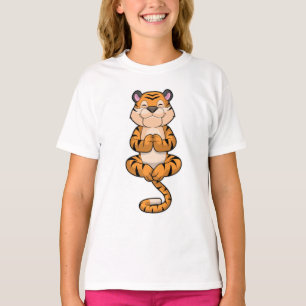 T-shirt Tigre au Yoga Fitness