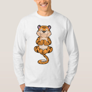 T-shirt Tigre au Yoga Fitness