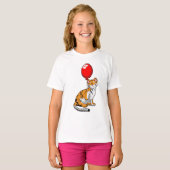 T-shirt Tigre avec ballon (Devant entier)
