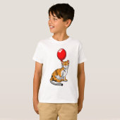 T-shirt Tigre avec ballon (Devant entier)