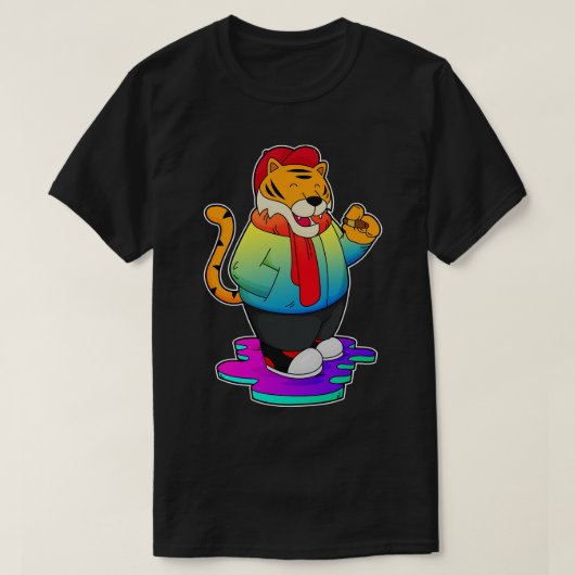 T-shirt Tigre avec Cigar (Design devant)