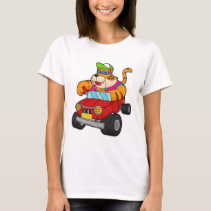 T-shirt Tigre avec voiture