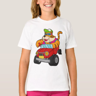 T-shirt Tigre avec voiture