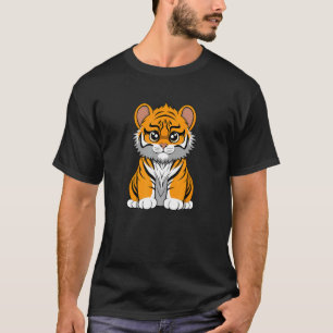 T-shirt Tigre Bébé Mignon Gros Chats Animaux Sauvages