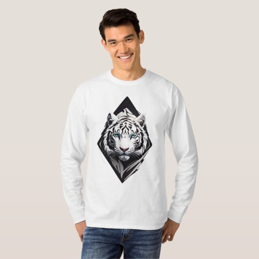 T-shirt Tigre blanc (Devant entier)