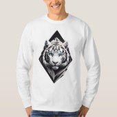 T-shirt Tigre blanc (Devant)