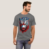T-shirt Tigre blanc (Devant entier)