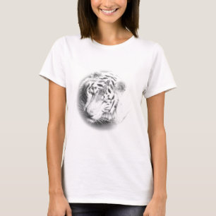 T-shirt Tigre blanc