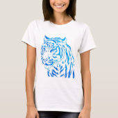 T-shirt Tigre Bleu (Devant)