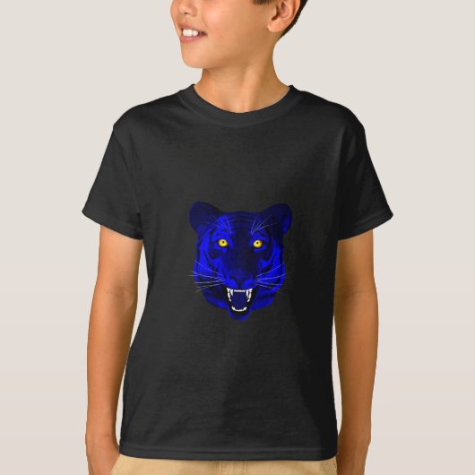 T-shirt Tigre Bleu (Devant)