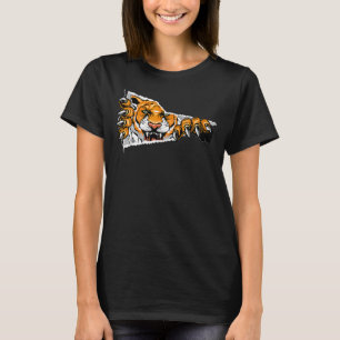 T-shirt Tigre Chat Sauvage Prédateur Motif Zodiaque Chinoi