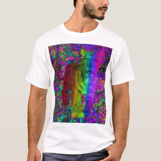 T-shirt Tigre coloré