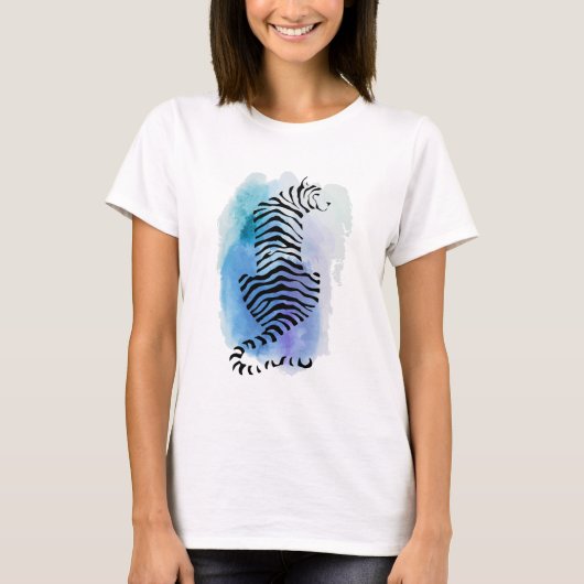 T-shirt Tigre coloré (Devant)