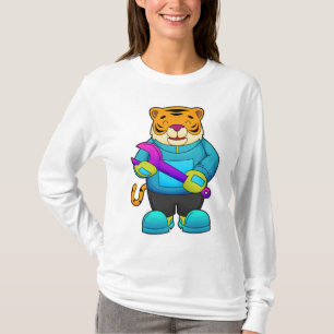 T-shirt Tigre comme mécanique avec clé