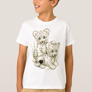 T-shirt Tigre CUB blanc mignon