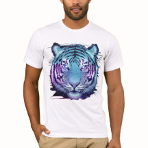 T-shirt Tigre Cyberpunk - Circuit de néon Animal