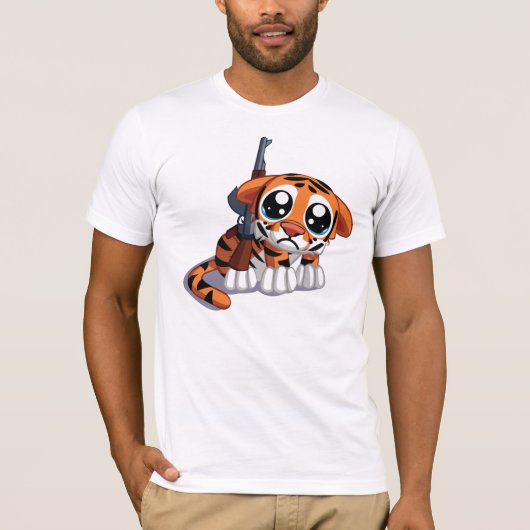 T-shirt Tigre d'AK-47 (Devant)
