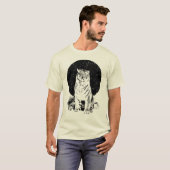 T-shirt Tigre dans la nuit (Devant entier)
