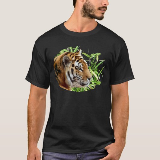 T-SHIRT TIGRE DANS LE BAMBOU (Devant)
