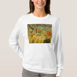 T-shirt Tigre dans une tempête tropicale 1891