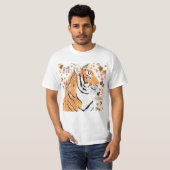 T-shirt Tigre d'automne (Devant entier)