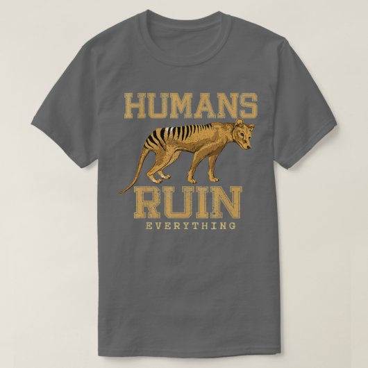 T-shirt Tigre de Tasmanie (Design devant)