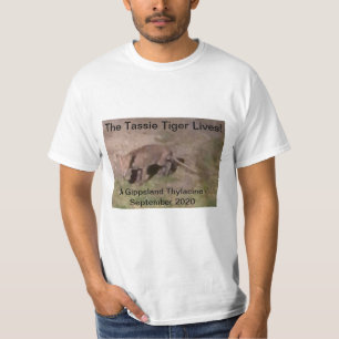 T-shirt Tigre de Tasmanie de Thylacine