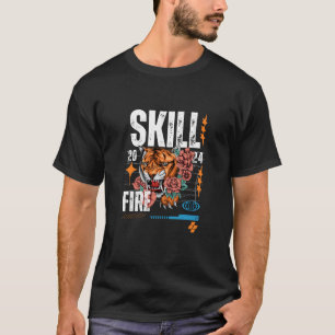 T-shirt Tigre de tir de compétences Gras Urban S