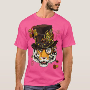 T-shirt Tigre de vapeur Tigre de vapeur Amoureux des anima
