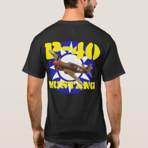 T-SHIRT TIGRE DE VOL DU MUSTANG P-40