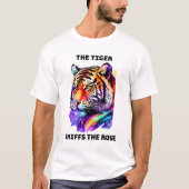 T-shirt Tigre : Déclaration de mode sur la glace (Devant)
