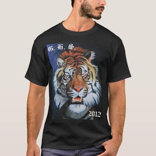T-shirt Tigre d'hurlement (Devant)