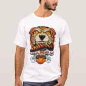 T-shirt Tigre Dix (Devant)