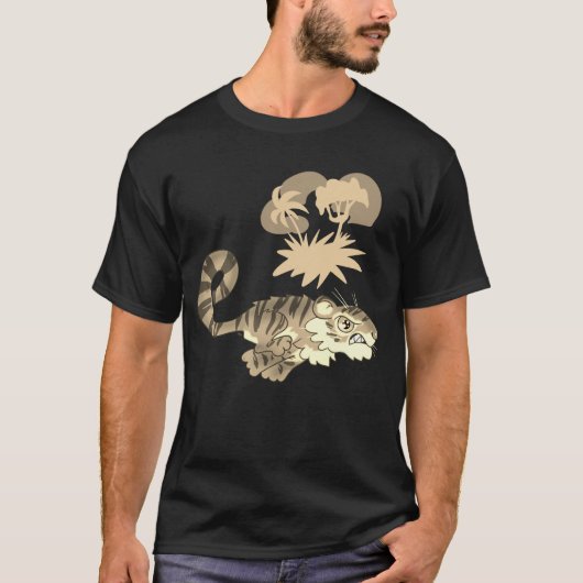 T-shirt Tigre d'or (Devant)