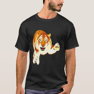 T-shirt Tigre doré Panthera Tigris Gros félin rare