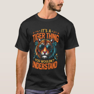 T-shirt Tigre Drôle Amateur d'Animaux Félin Sauvage