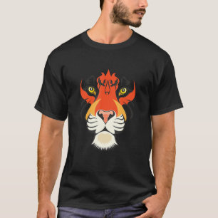 T-shirt Tigre du Bengale Anniversaire Bouche Grognante Drô