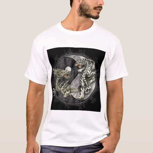 T-shirt tigre du dragon v (Devant)
