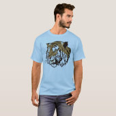 T-shirt Tigre fâché (Devant entier)