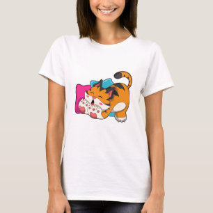T-shirt Tigre fatigué