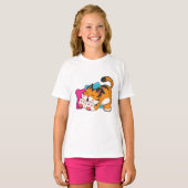 T-shirt Tigre fatigué (Devant entier)