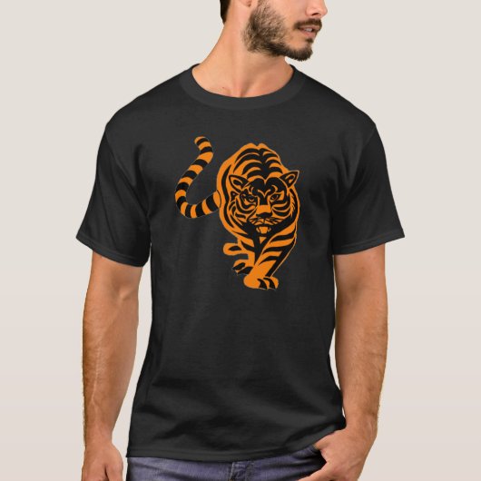 T-SHIRT TIGRE LE ROI OF JUNGLE (Devant)