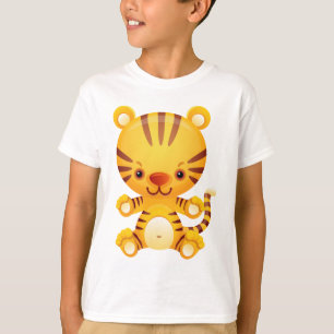 T-shirt Tigre mignon de Kawaii