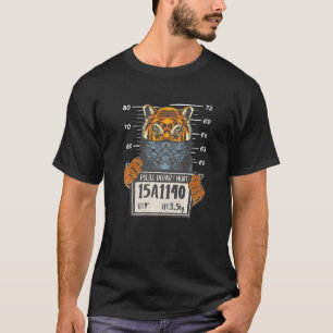 T-shirt Tigre Mugshot Animal Faune Big Cat Tiger