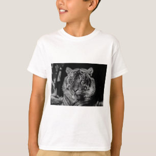 T-shirt Tigre noir et blanc