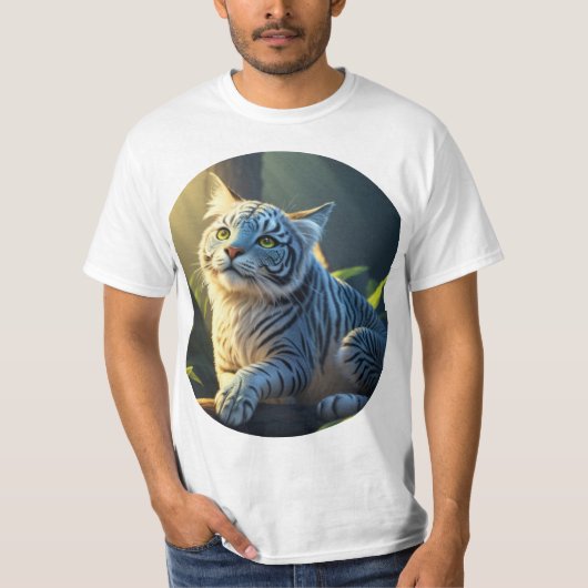 T-shirt tigre pensant (Devant)